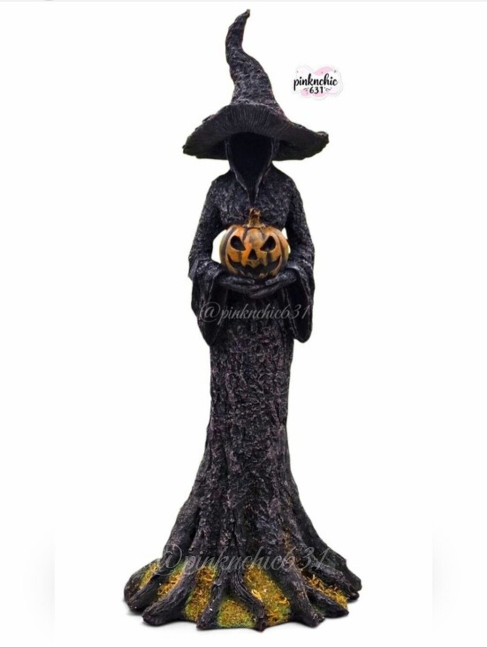 Spooky Nights Faceless Witch Tree Roots Figurine Halloween Decor